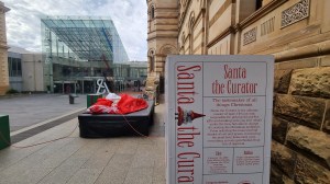 Santa the Curator. 