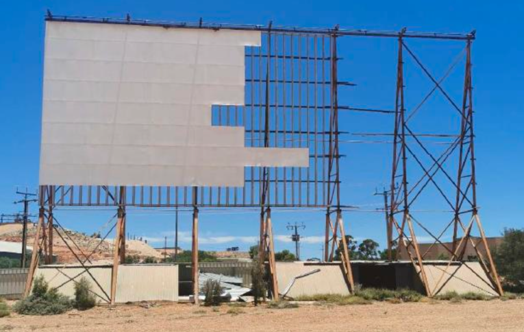 Coober Pedy drive-in cinema