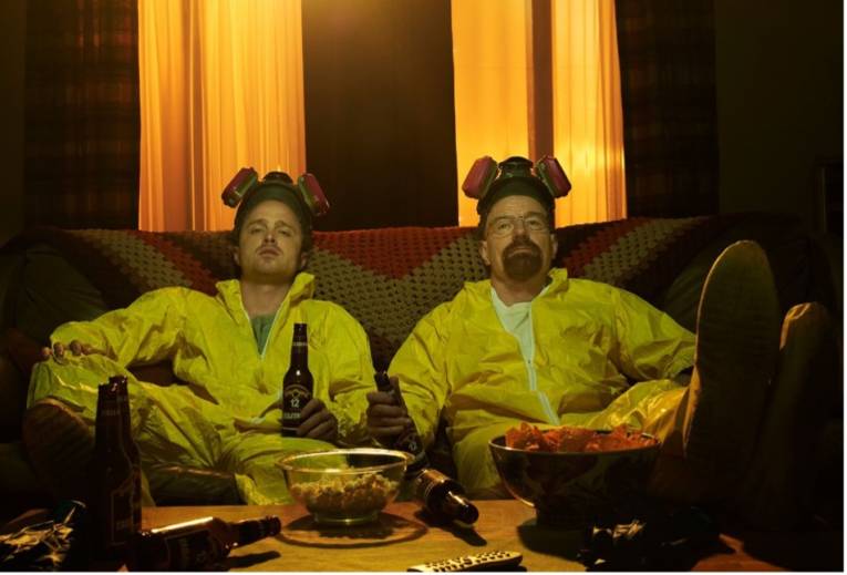 A still from the television show Breaking Bad. 