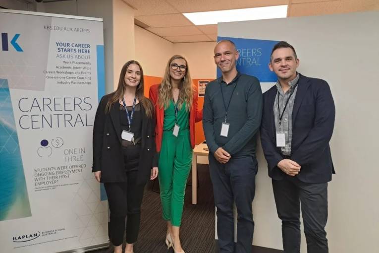 Giosuè and his Kaplan Business School colleagues, Committee for Adelaide