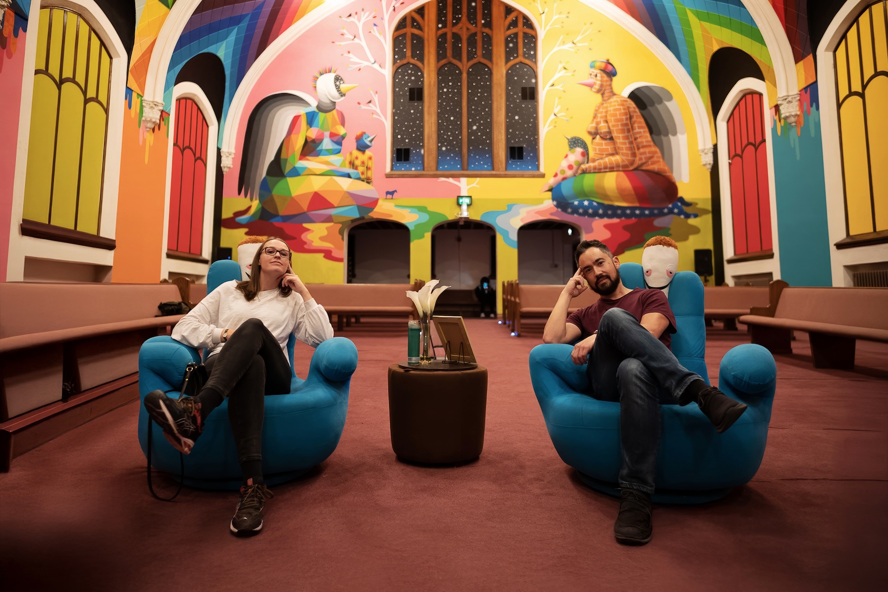 Adelaide filmmakers and Never Get Busted! co-creators Erin Williams-Weir and David Ngo. Photo: Supplied