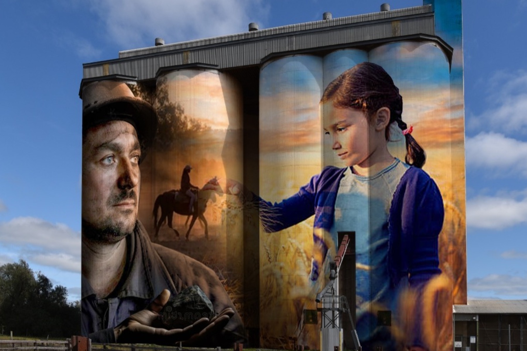 Kapunda silo art