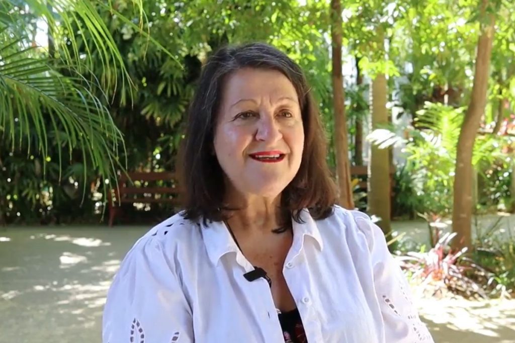 Vinnies SA CEO Sleepout Evelyn O'Loughlin at Zoo