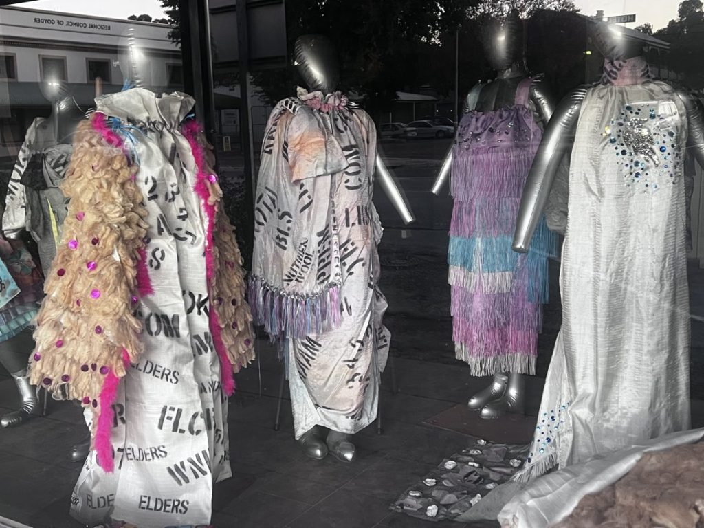 Wool pack fashions in Burra, a finalist in the 2024 Agricultural town of the year