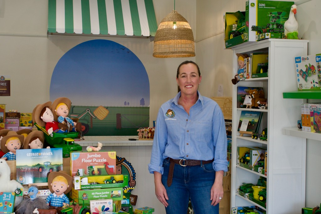 Simone Kain is the creator of George the Farmer in Penola, a South Australian AgTown