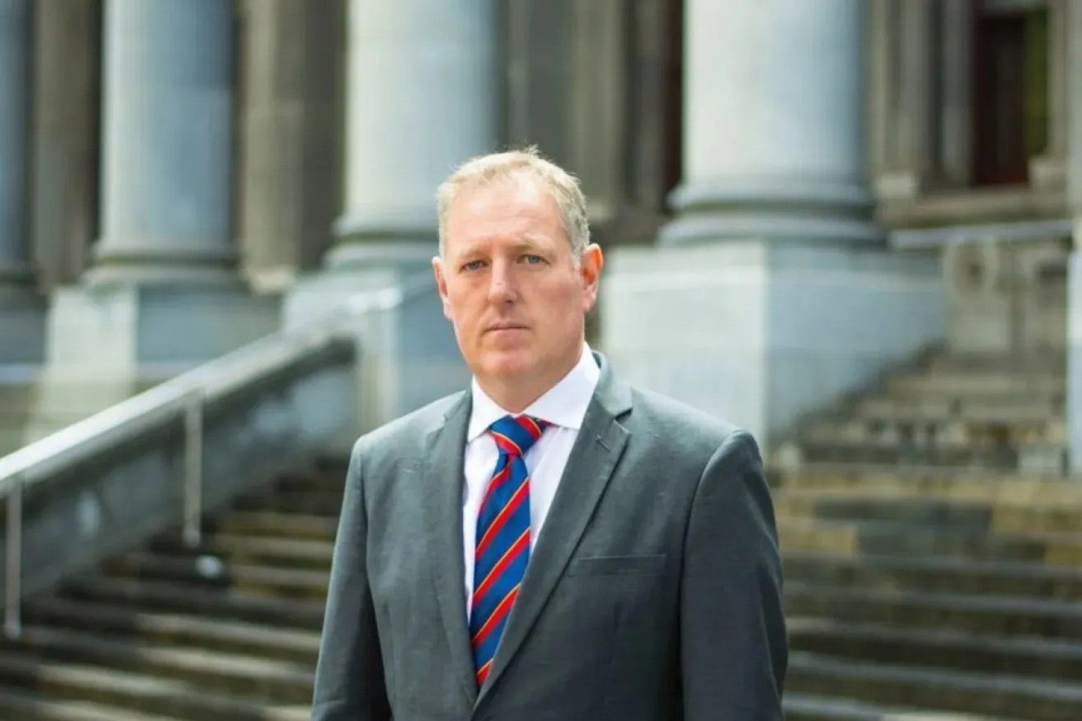 File photo: Troy Bell outside parliament. Photo: Facebook