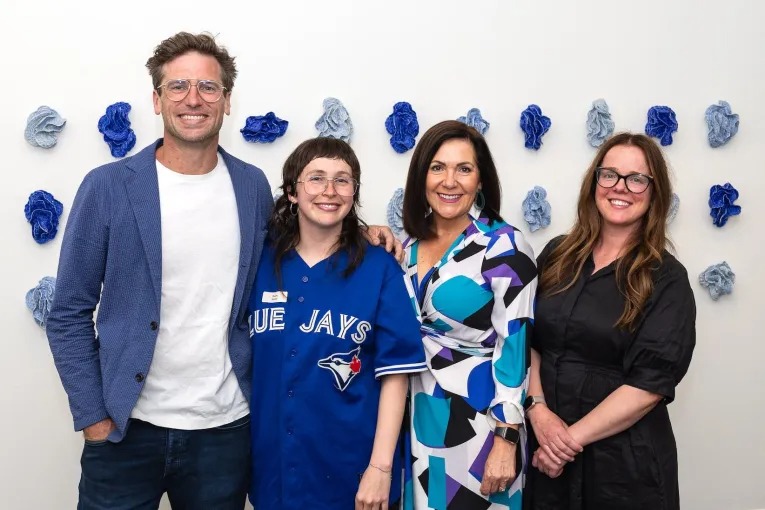 Hugo Michell, Sam Gold, Jane MacFarlane and Madeleine Harland. Photo: Sia Duff
