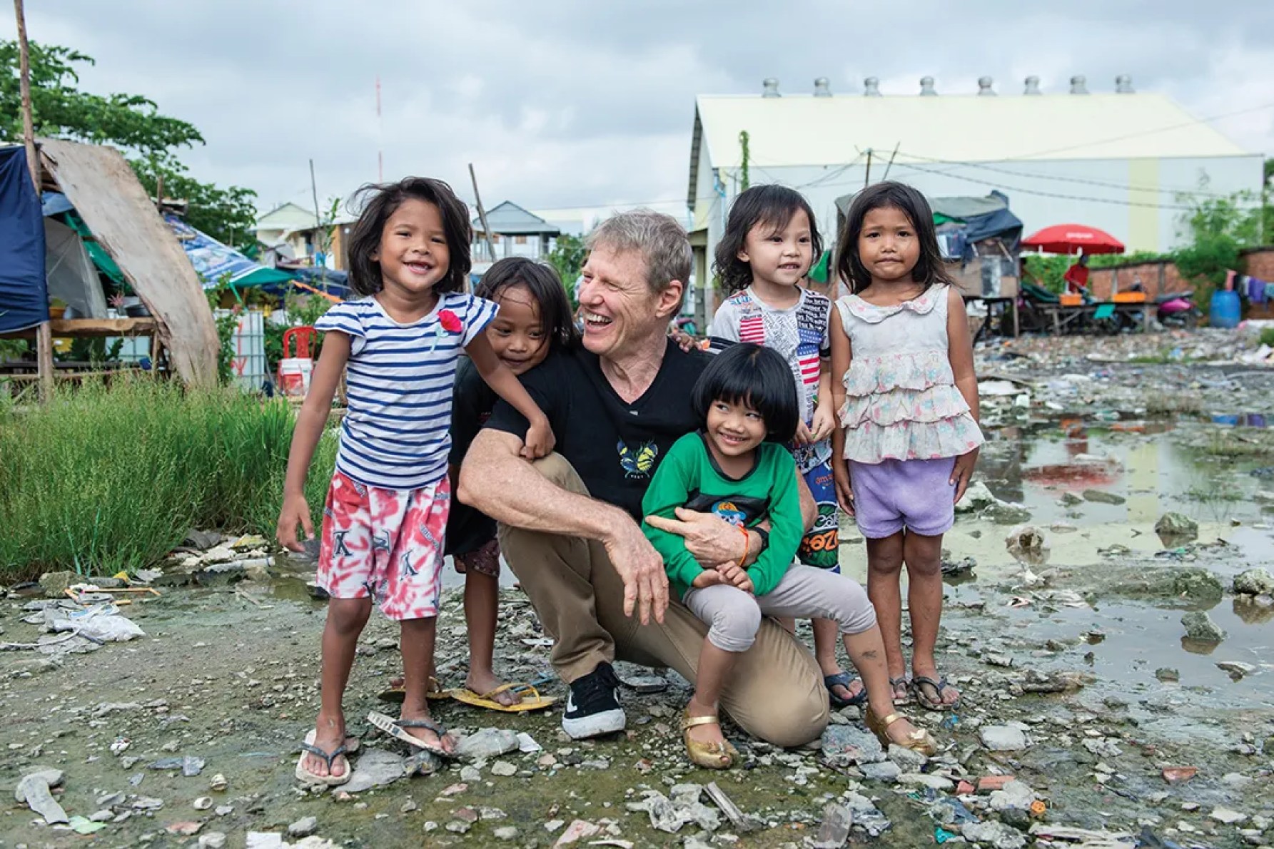 Scott Neeson has saved thousands of children from a life on the dump of Stung Meanchey through his charity Cambodian Children's Fund.