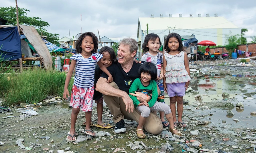 Scott Neeson has saved thousands of children from a life on the dump of Stung Meanchey through his charity Cambodian Children's Fund.