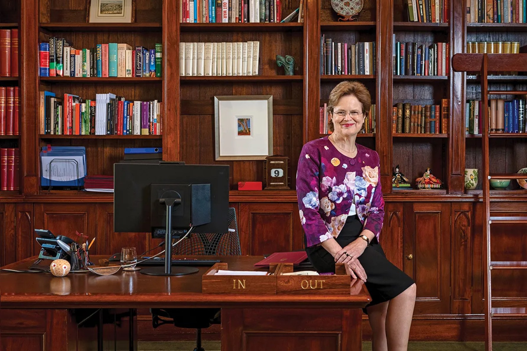 Her Excellency, in her Government House study, says she hopes to encourage and acknowledge the valuable work of all South Australians.