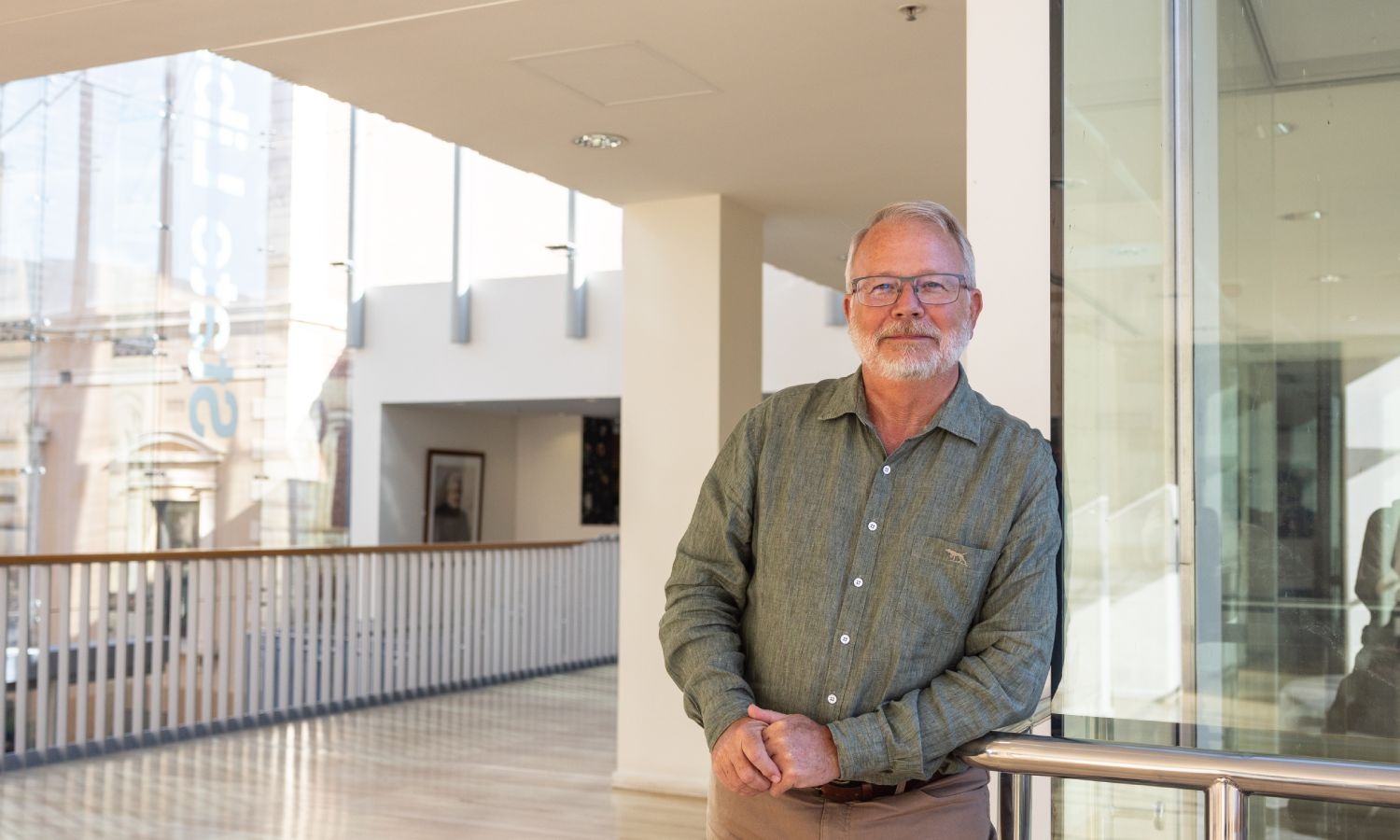 Retiring State Library of South Australia director Geoff Strempel. Photo: Sia Duff / supplied
