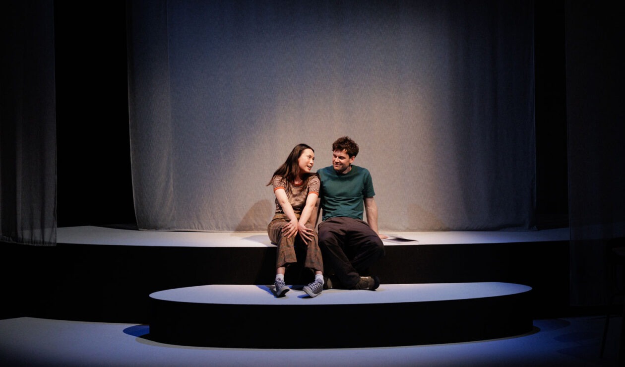 Emily Liu and Simon Chandler in Theatre Republic's production of 'The Almighty Sometimes'. Photo: Bri Hammond / supplied