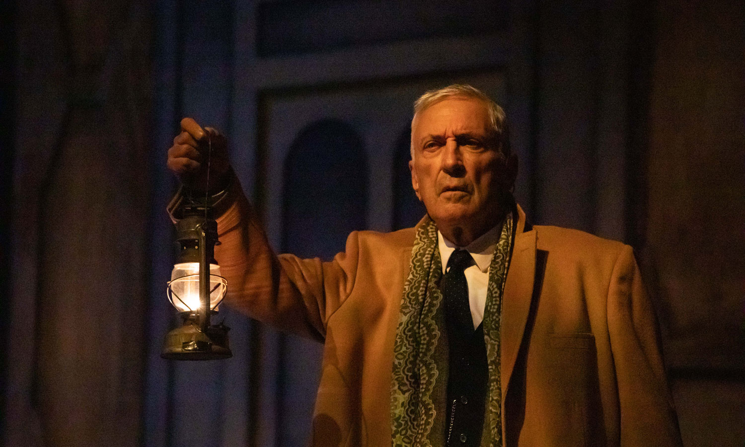John Waters as Arthur Kipps in 'The Woman in Black'. Photo: Justin Nicolas / supplied