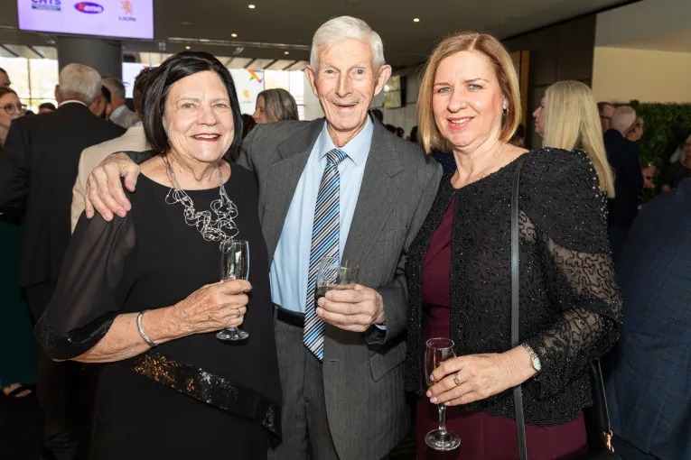 Judith Jones, Peter Jones and Christine Simpson. Photo: Andrew Beveridge