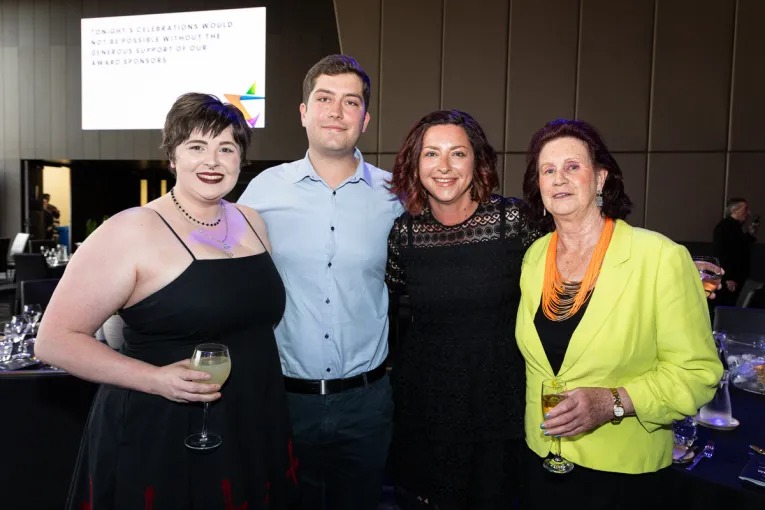 Kara Young, Lion Byrne, Leash Virgo and Susan Wendelborn. Photo: Andrew Beveridge