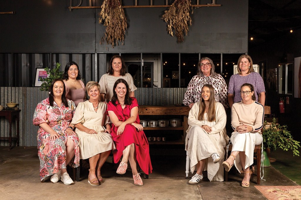 Some of the women you might find at Workshop 26. Back row: Amy Wright, Ellen Zibell, Carmen Rayner and Erin Beinke. Front row: Anna Cant, Barb Woolford, Lisa Lock, Chloe Rayson and Danna Kassebaum.