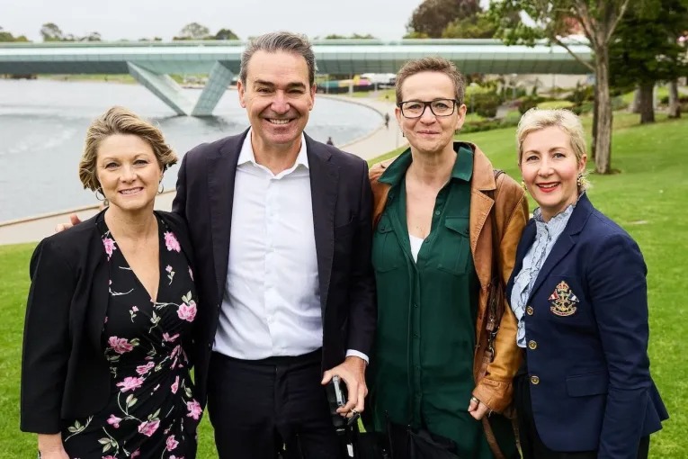 Kerry de Lorme, Steven Marshall, Kath Mainland and Emma Fey