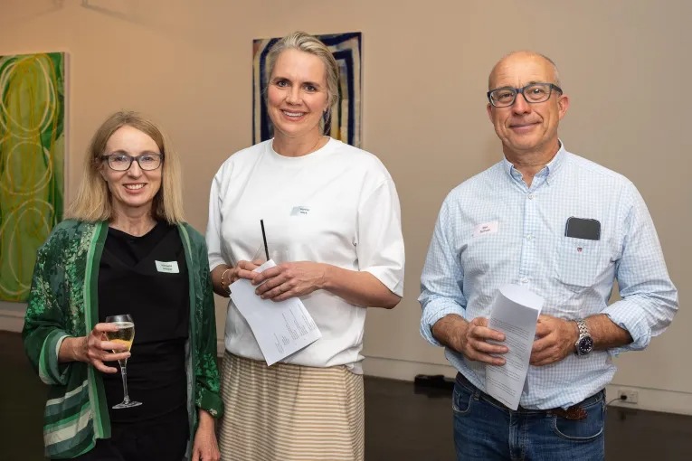 Michaela Webster, Marnie Wark and Ben Sullivan. Photo: Sia Duff