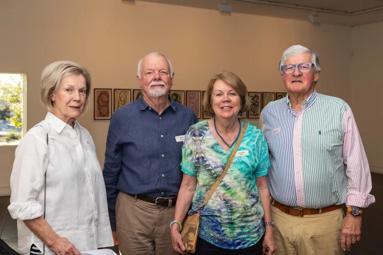 Pam McKee, Chris Guille, Christine Guille and David McKee AO. Photo: Sia Duff