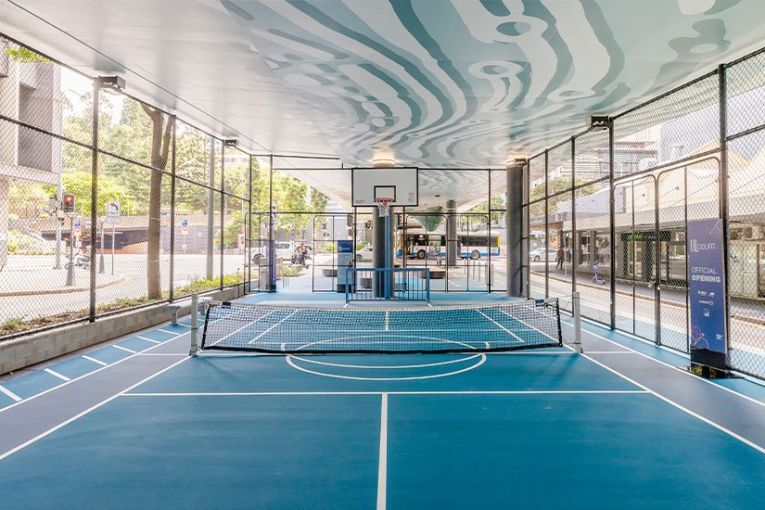 Thumbnail for A hidden sports court is now open in the heart of Brisbane City