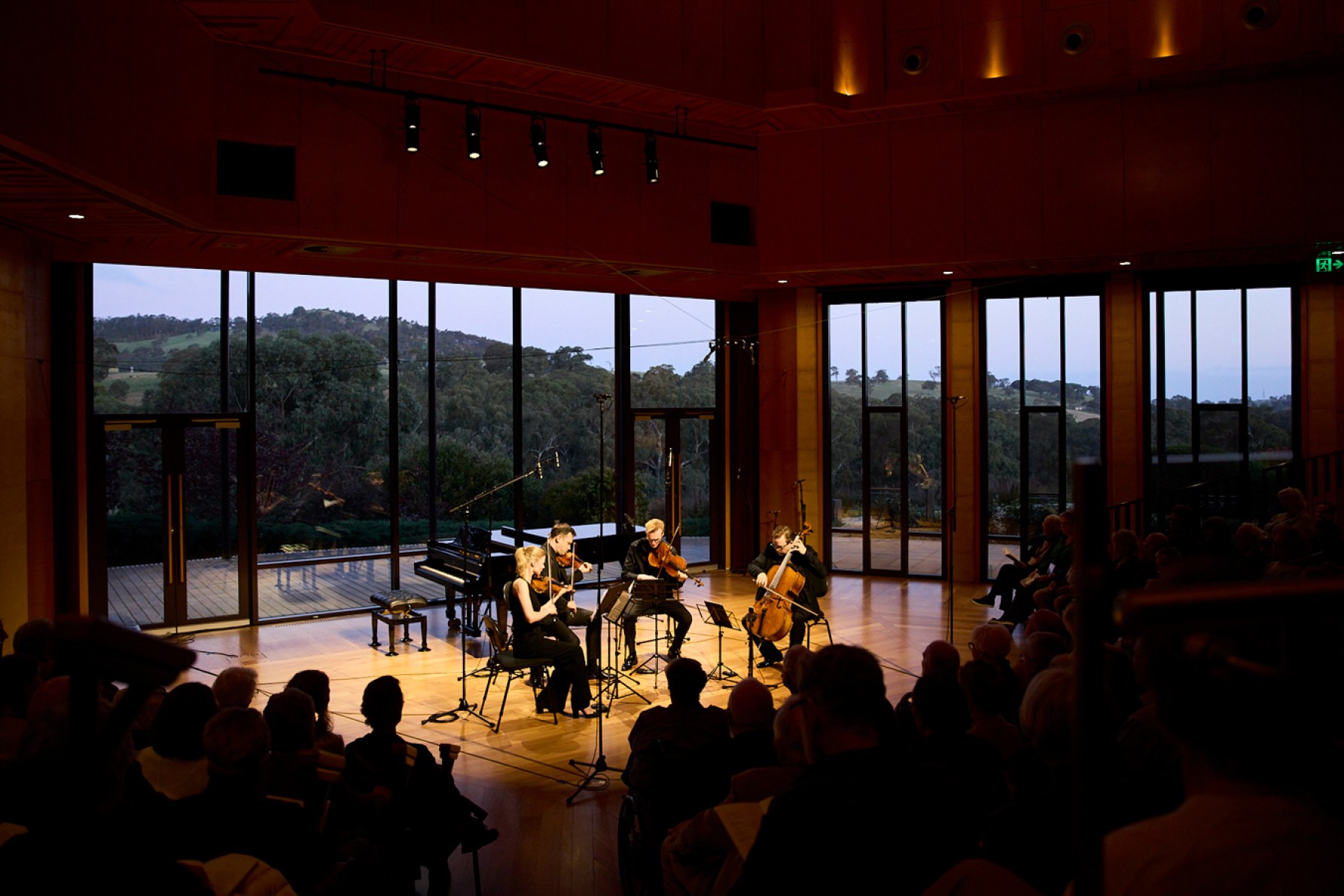 UKARIA Cultural Centre vibrated with rhythmic energy during this year's UKARIA 24 concerts. Photo: Claudio Raschella / supplied