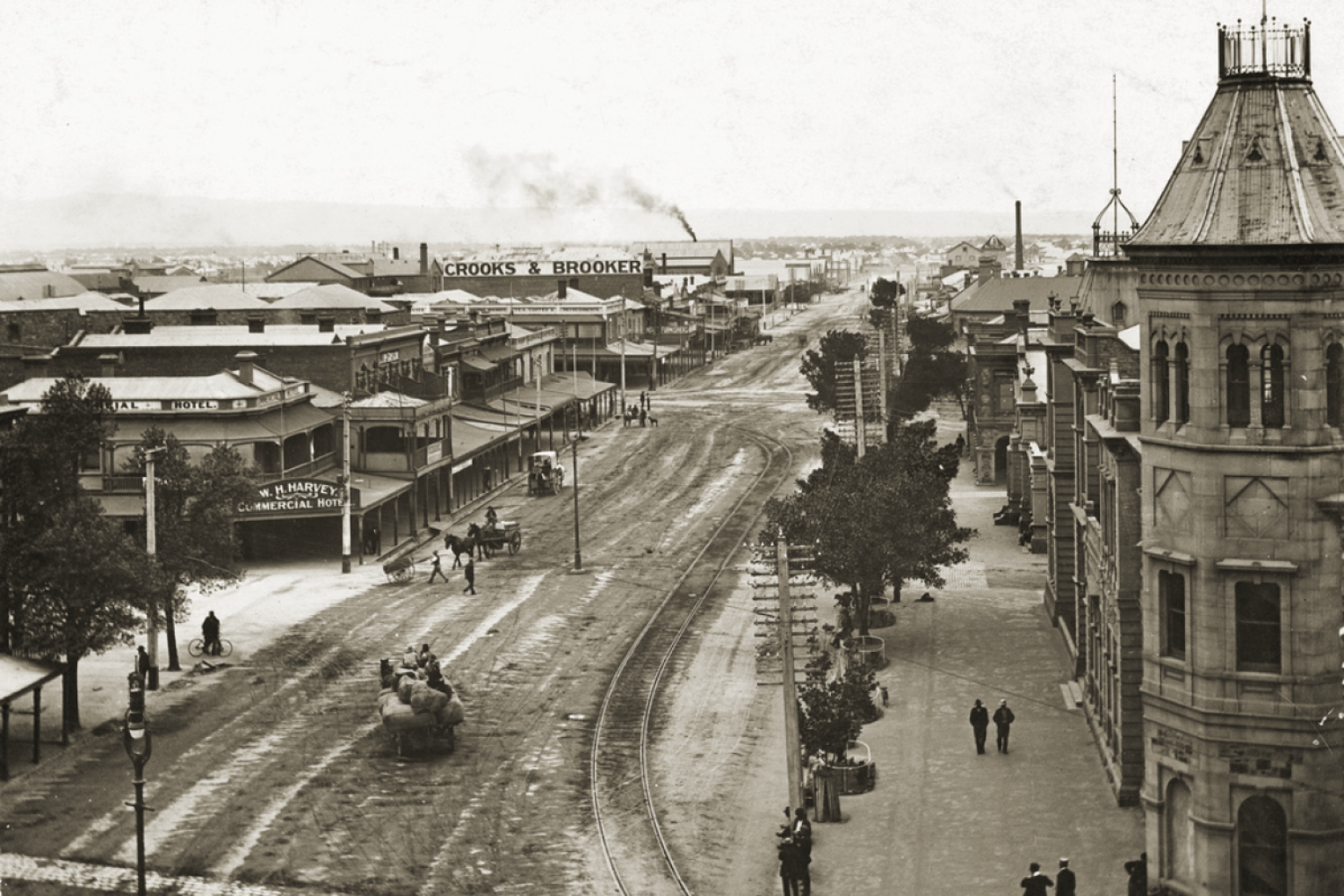 Commercial Road in Port Adelaide, 1911. Photo: State Library of South Australia, B 4396