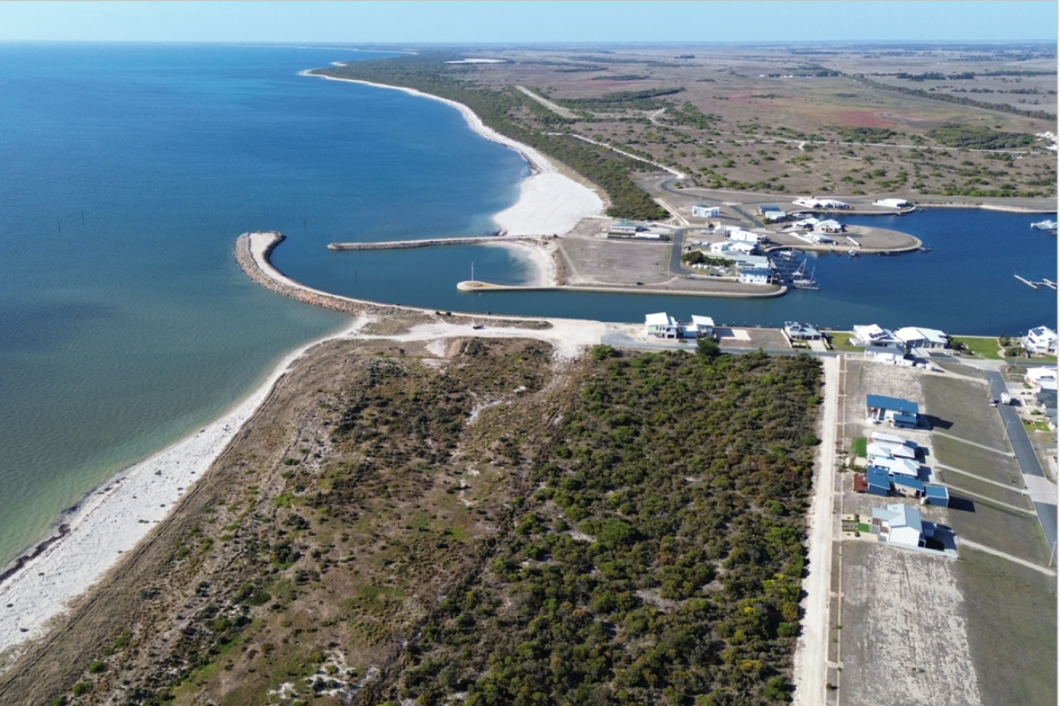 Cape Jaffa Marina has been closed. Photo: supplied