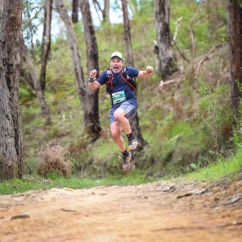 Trail running is a favorite past time.