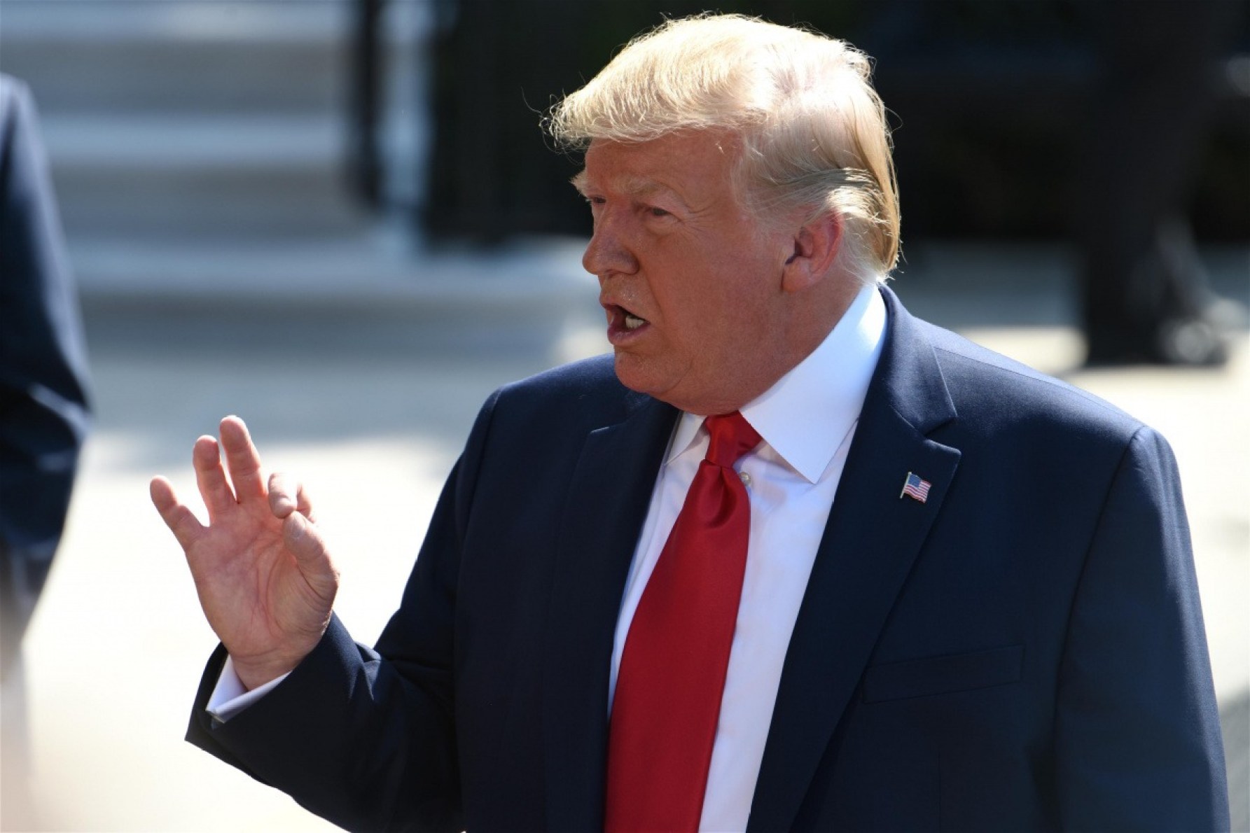 Donald Trump says tariffs will remain until Mexico and Canada clamp down on drugs. Photo: Getty.