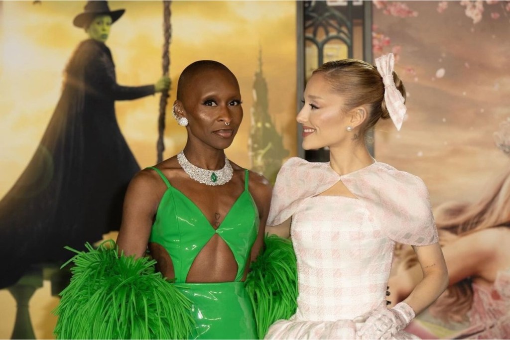 Cynthia Erivo and Ariana Grande have been embodying their characters non-stop during the Wicked press run. Photo: Instagram/@wickedmovie