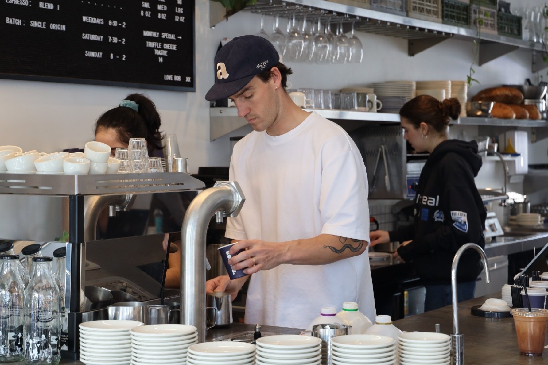 Bobby's Coffee Store has installed a Fleurieu Milk Tap