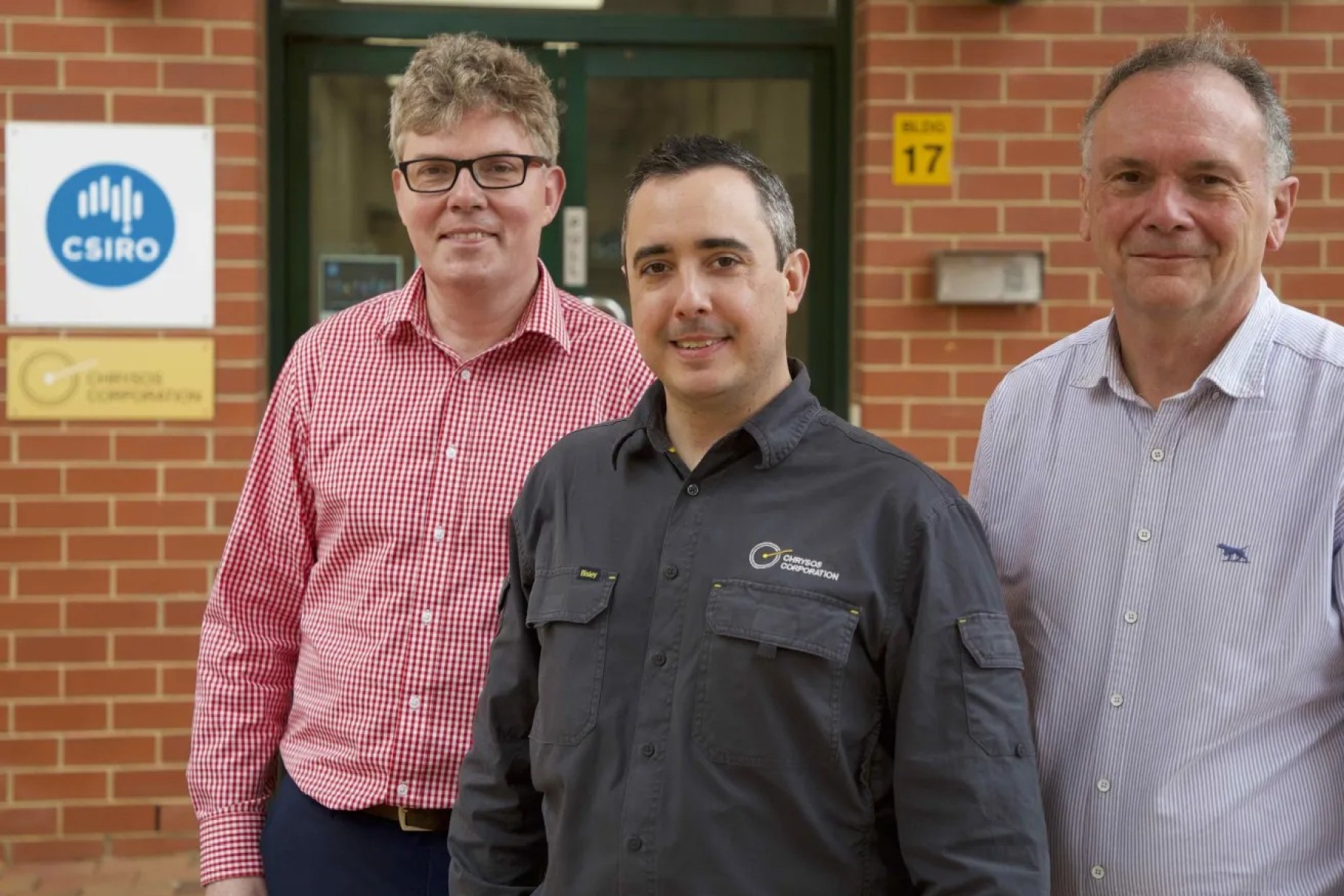 Chrysos (L-R) James Tickner, Dirk Treasure, Nick Cutmore