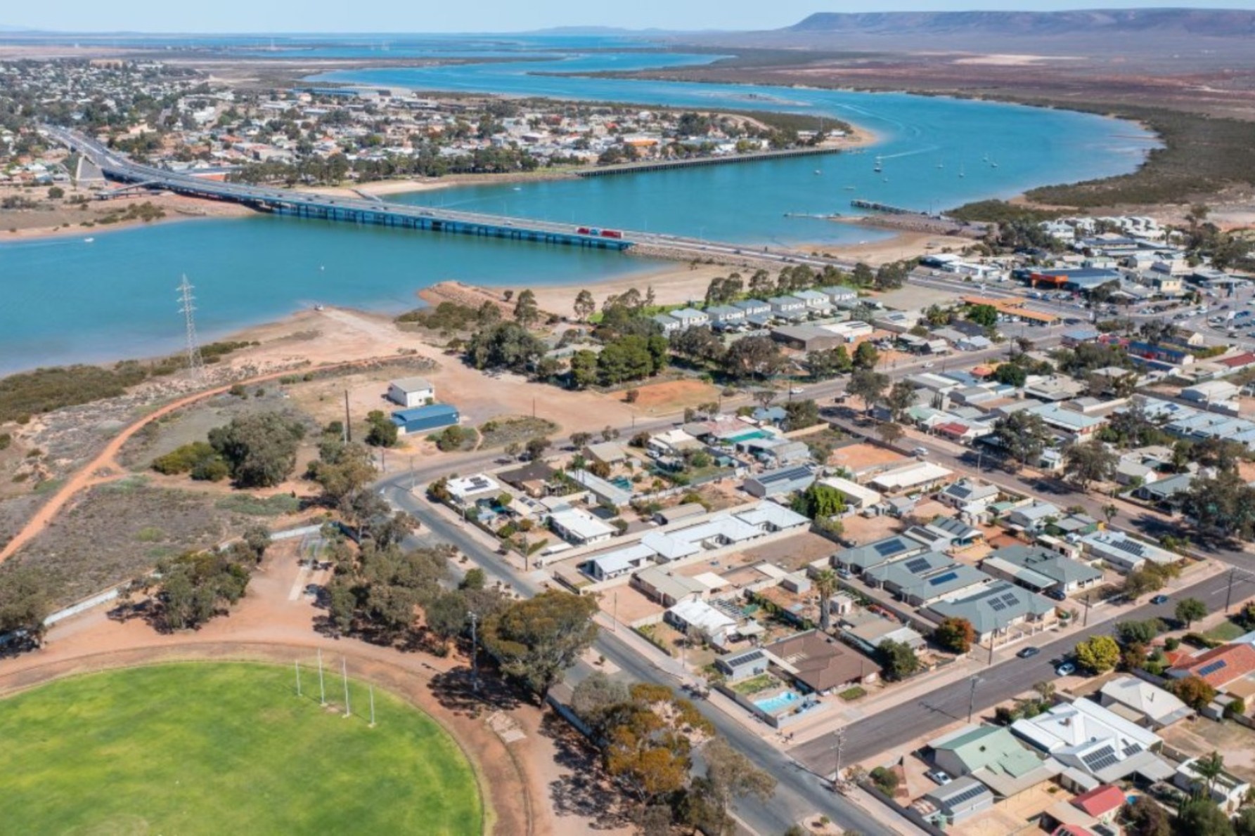 Four new houses have been built in Port Augusta to house key workers. Photo: Renewal SA