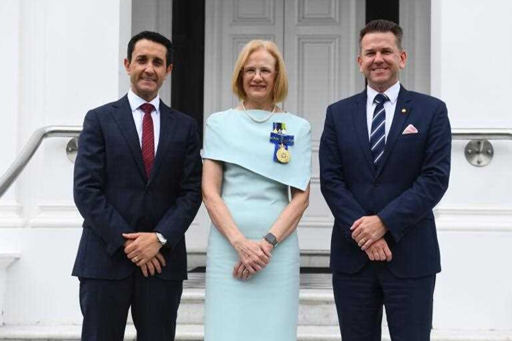 Governor Jeannette Young is set to swear in the rest of Queensland Premier David Crisafulli's team. Photo: Jono Searle/AAP