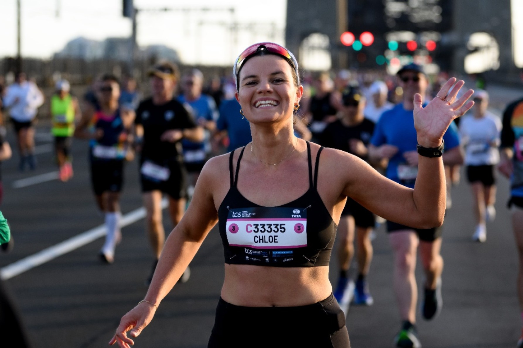 Participants in the 2024 Sydney Marathon. Photo: AAP