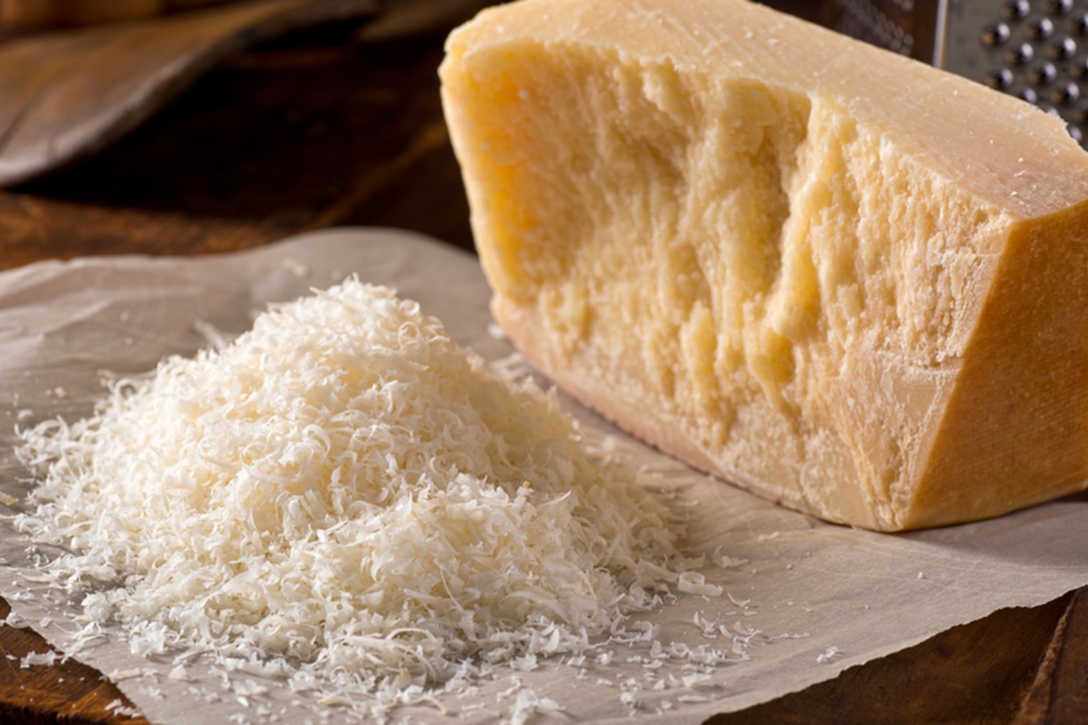 Freshly grated parmigiano reggiano parmesan cheese.; Shutterstock ID 269346887; PO: today.com