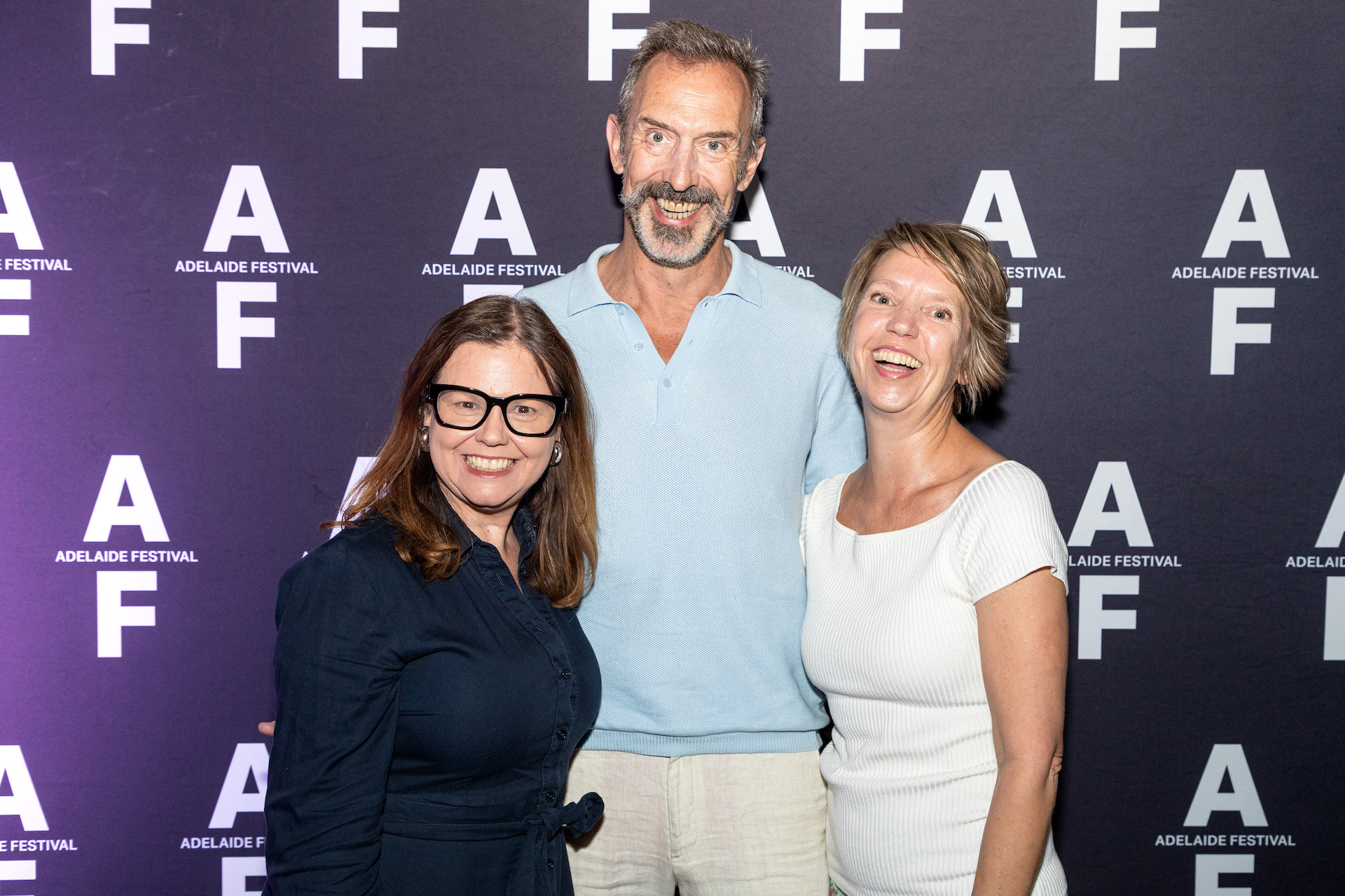 Jo England, Ian Thomson and Lucy Thomson