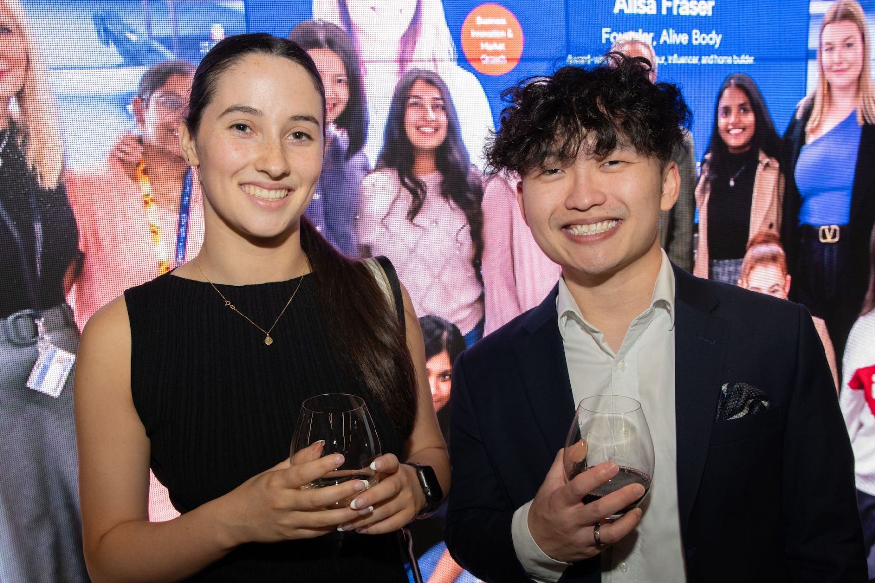 Lauren Bergamin and Germin Chan