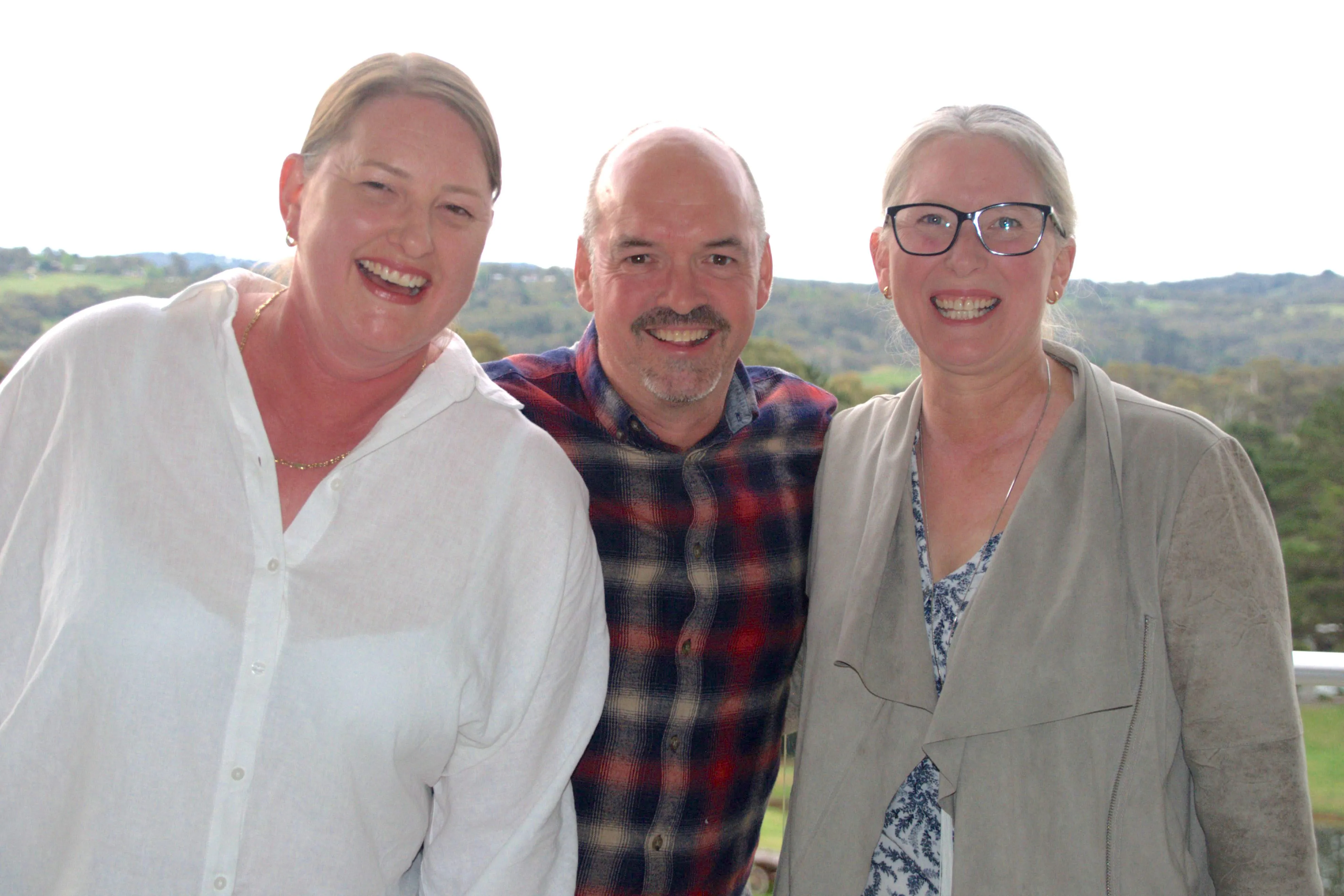 Paquita Kennett, Glenn Kennett and Sharron Kemp