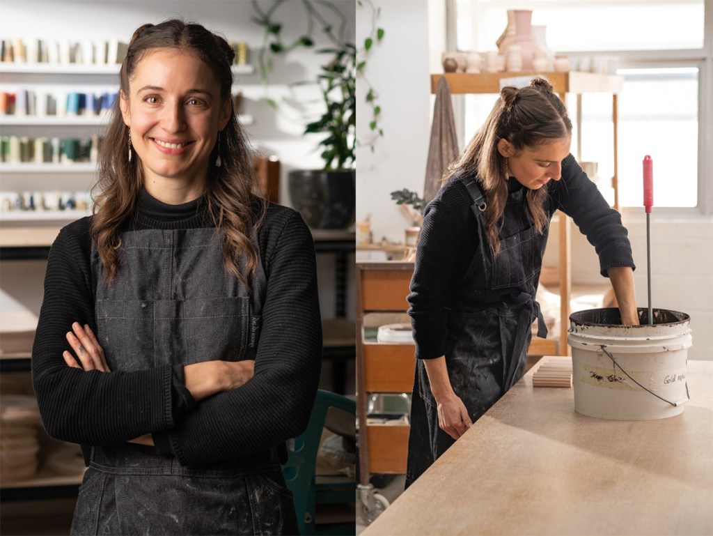 JamFactory ceramics studio manager Phoebe Kretschmer.