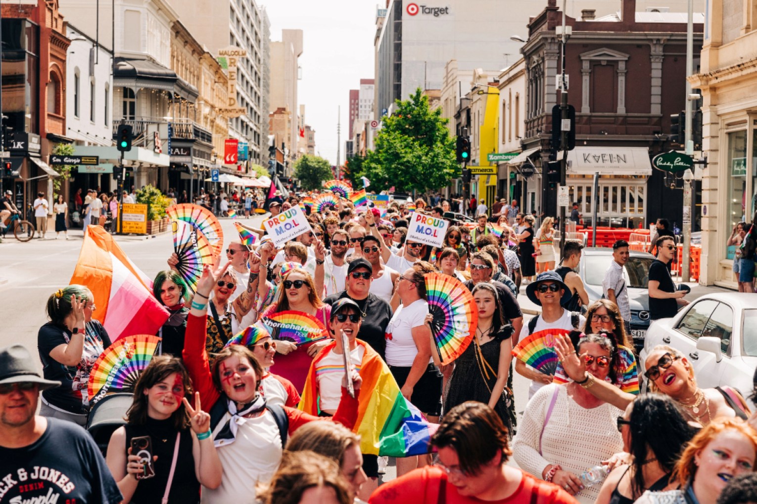 The Adelaide Pride March celebrated its 51st anniversary in 2024. Photo: Samuel Graves