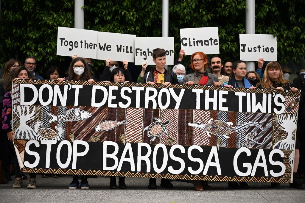 The Federal Court dismissed a challenge to Santos' Barossa gas pipeline planned for the Timor Sea. Photo: James Ross/AAP.