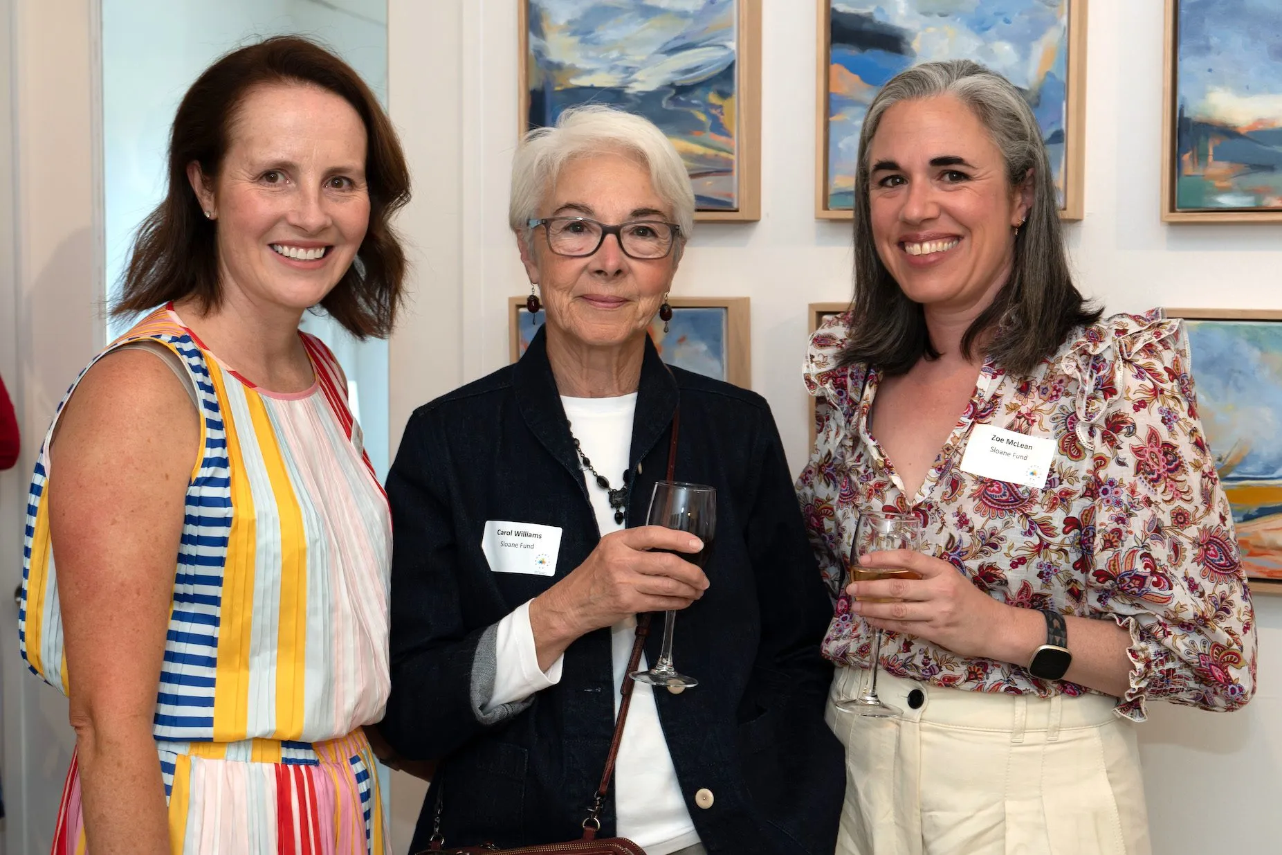 Sophie Doyle, Carol Williams and Zoe McLean