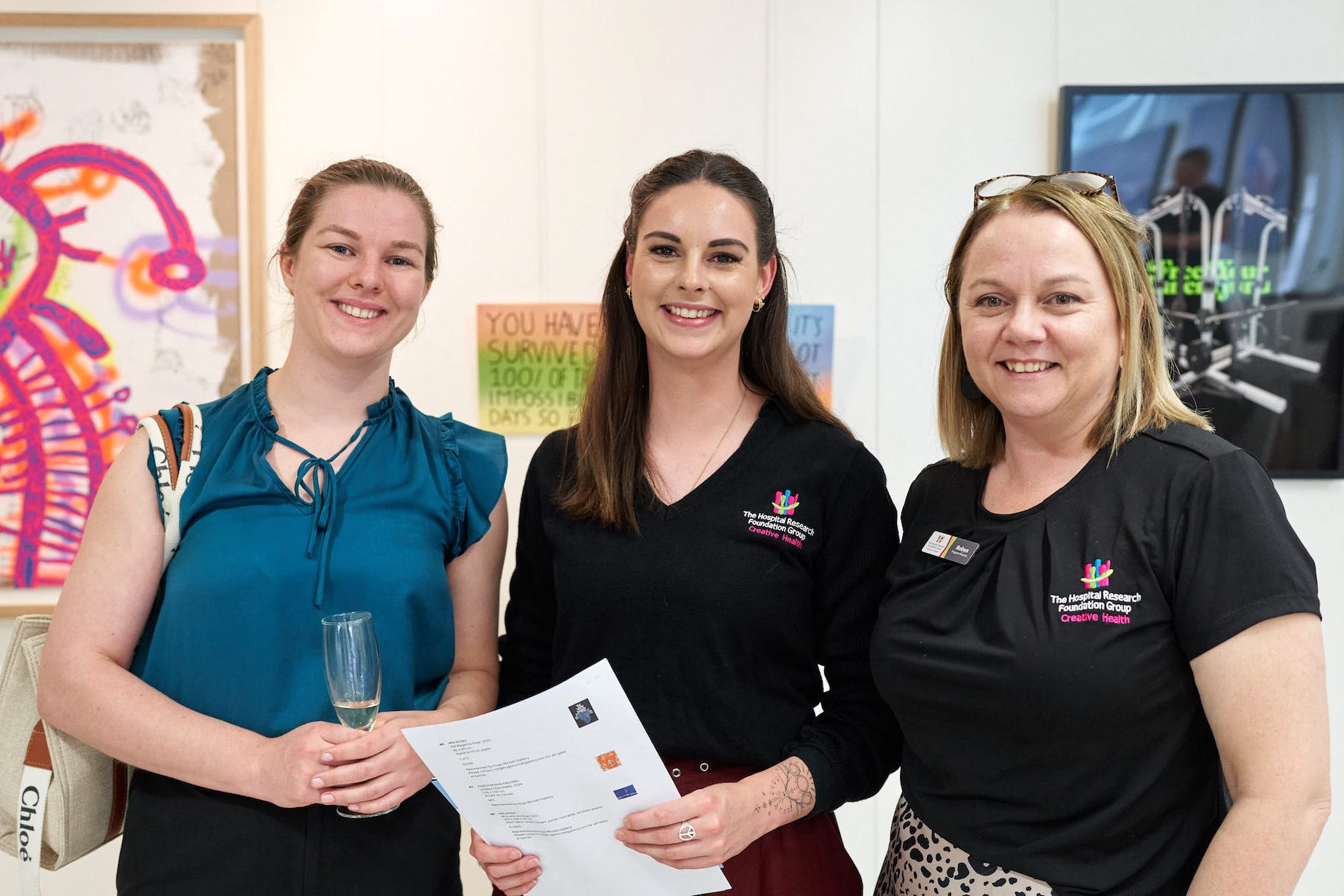 Lydia Hart, Natasha Dart and Robyn Brookes