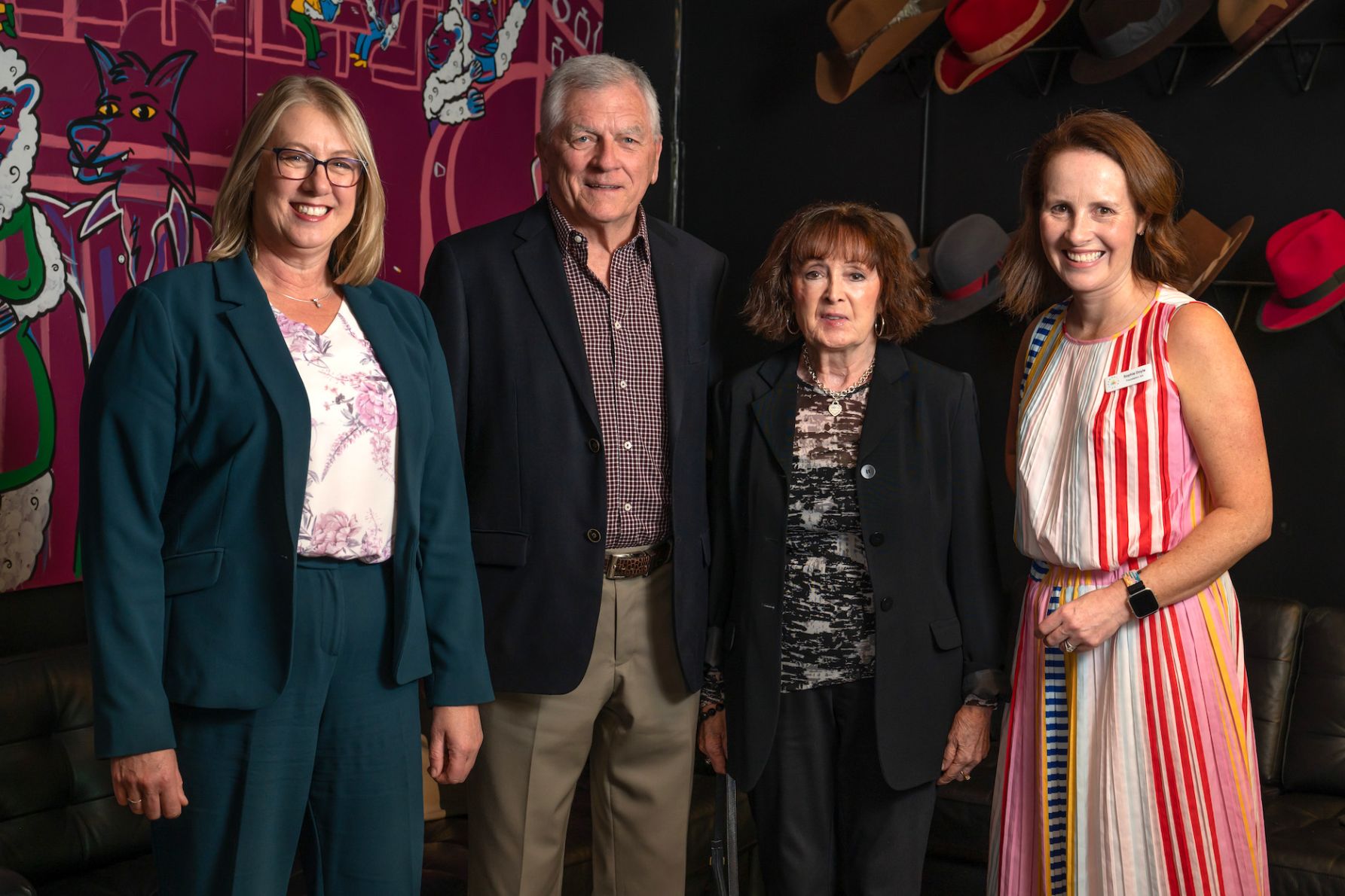 Tania Tonkin, Colin Causby, Kathryn Causby and Sophie Doyle