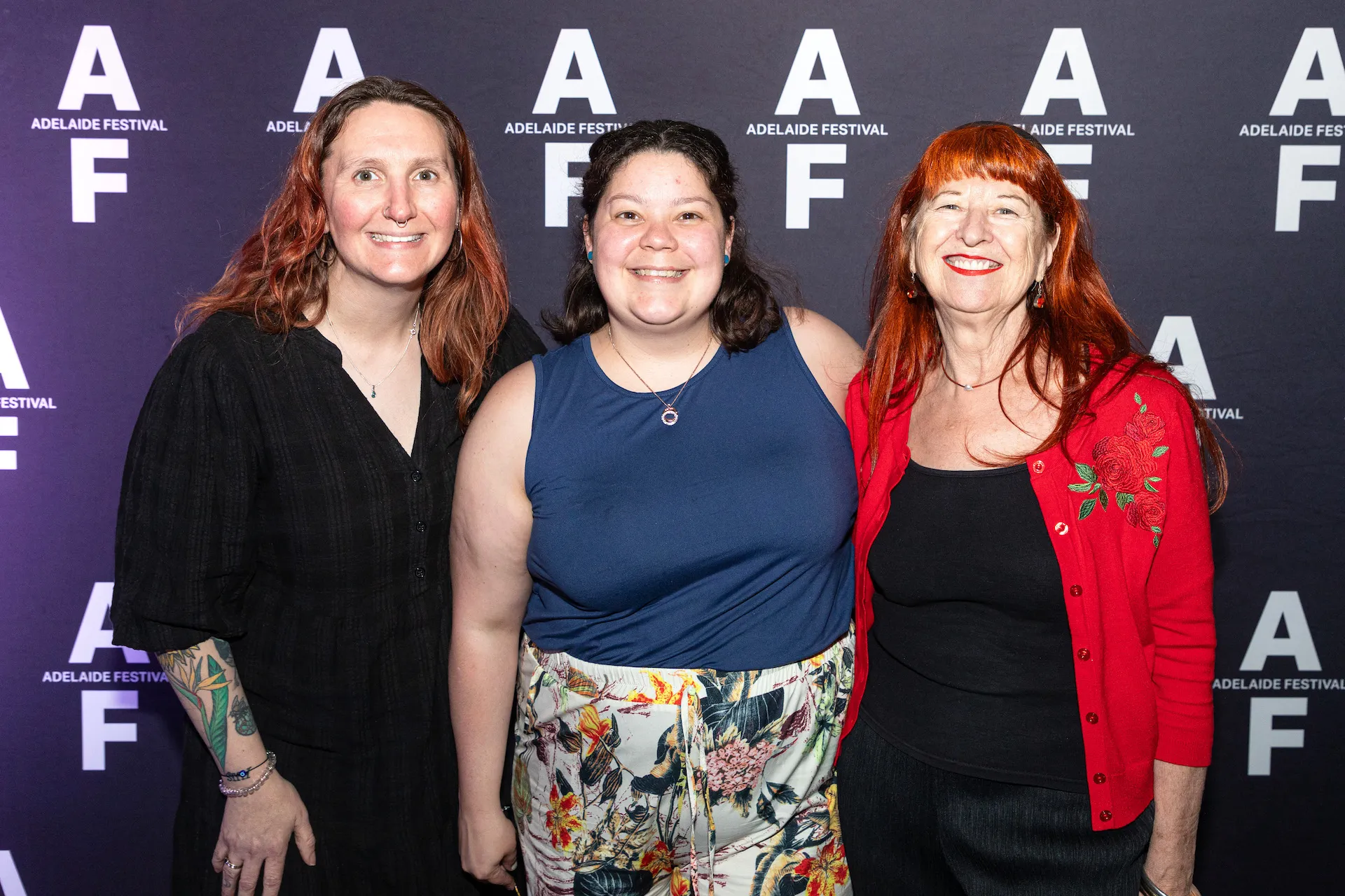 Terri Peake, Jess Thomas and Julie Orchard