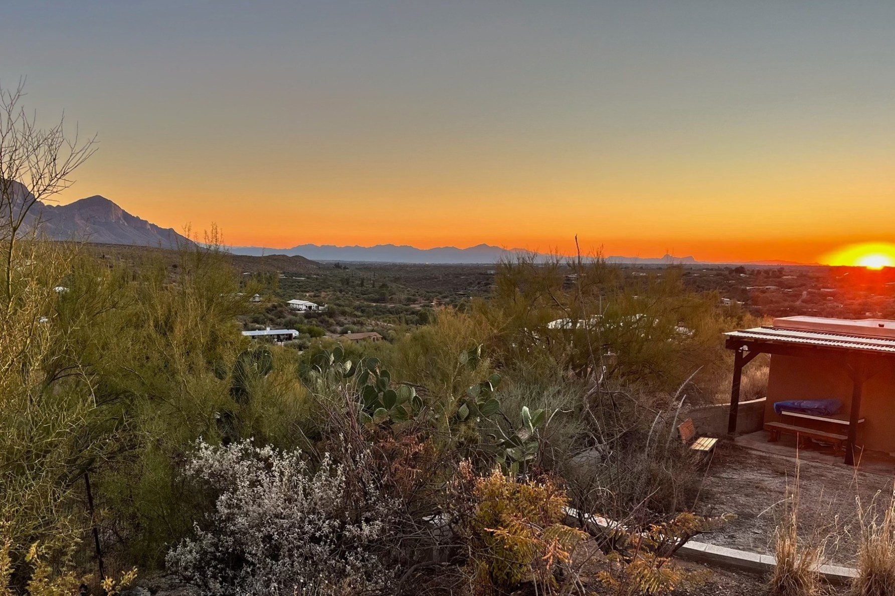 As the sun rises in Arizona, so do the fears about a world with Trump leading the US. Photo: Max Anderson