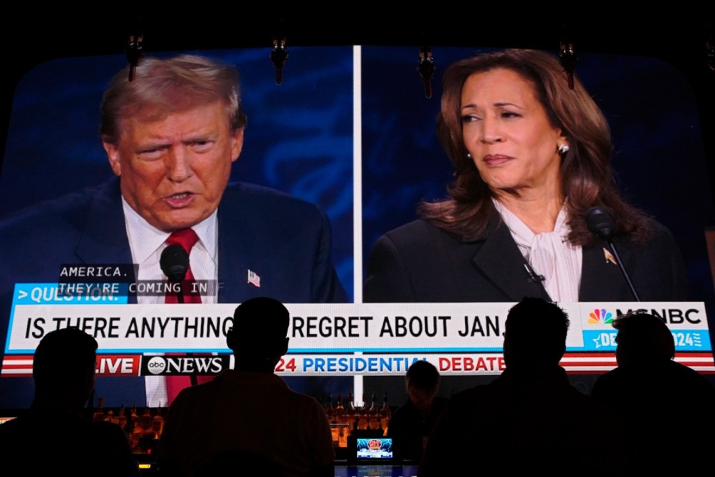 It's a tight race between Kamala Harris and Donald Trump ahead of the US presidential election on November 5. Photo: AP