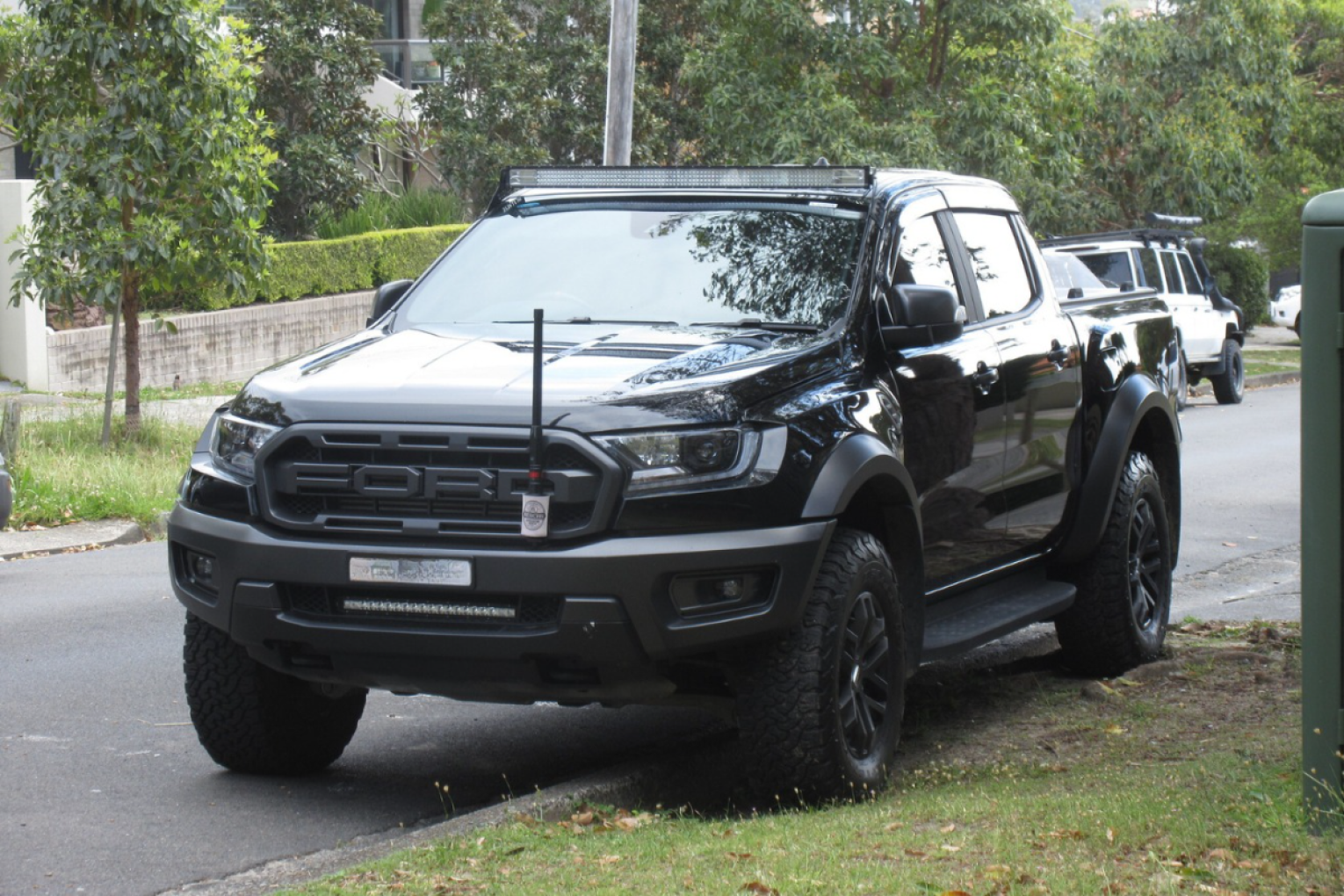 The enormous Ford Ranger, like this one, dominates Australian roads. Photo: Flickr/zombieite