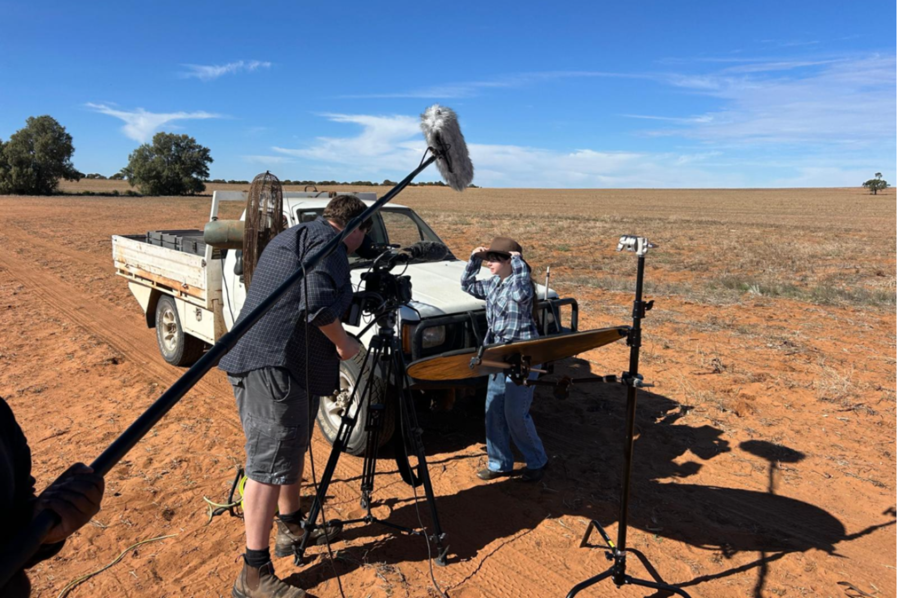 John deCaux has turned the regional drought experience into a film. Photo: supplied